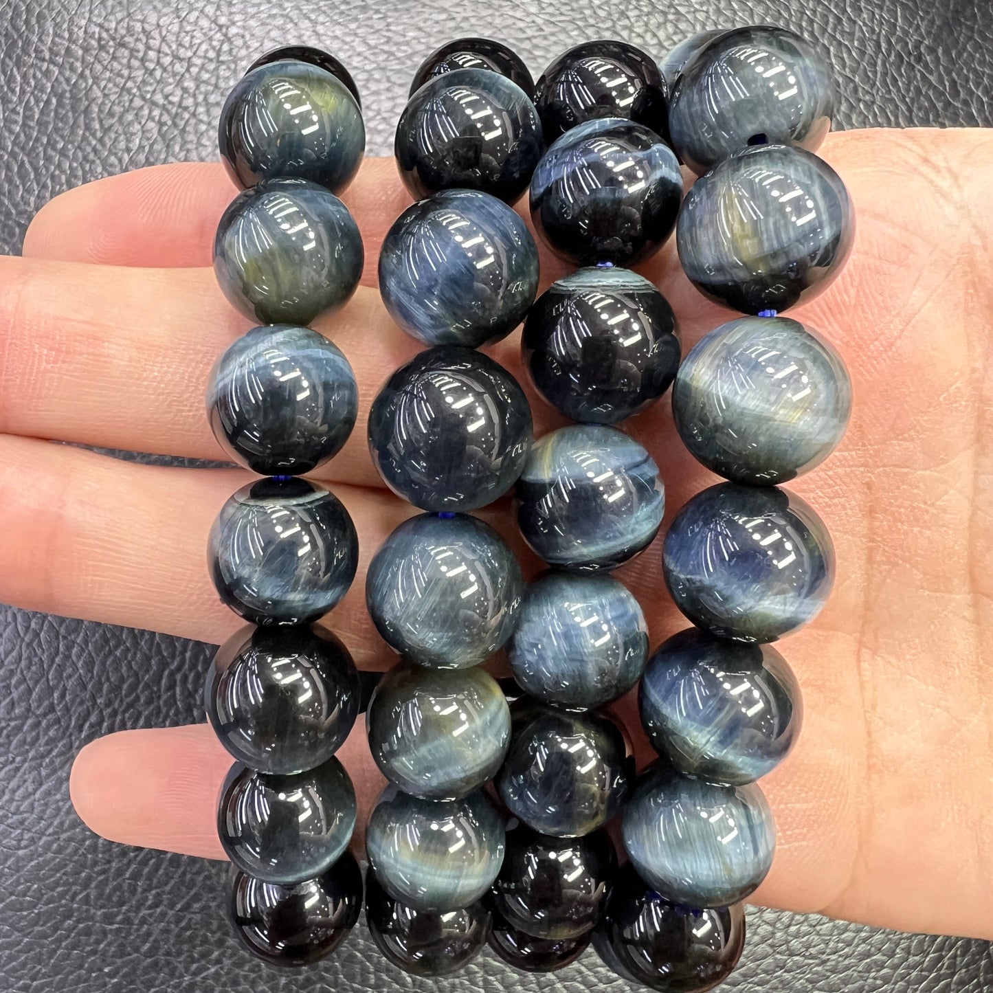 Blue tiger eye bracelet