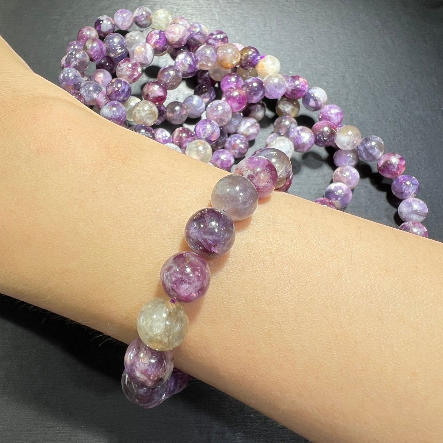 Lepidolite bracelet