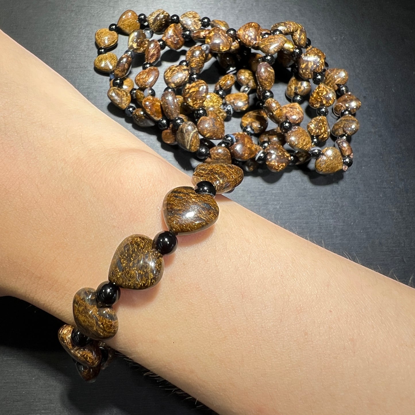 bronzite bracelet