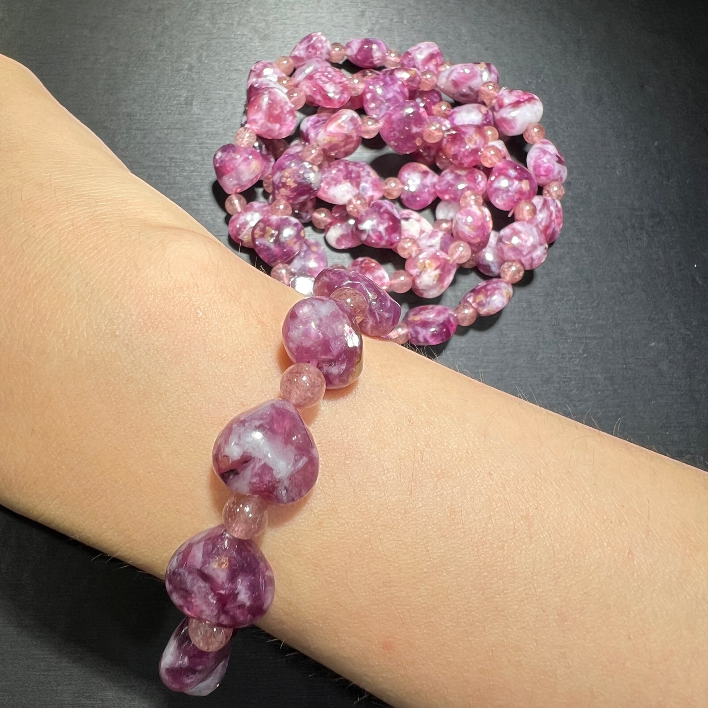 Lepidolite bracelet