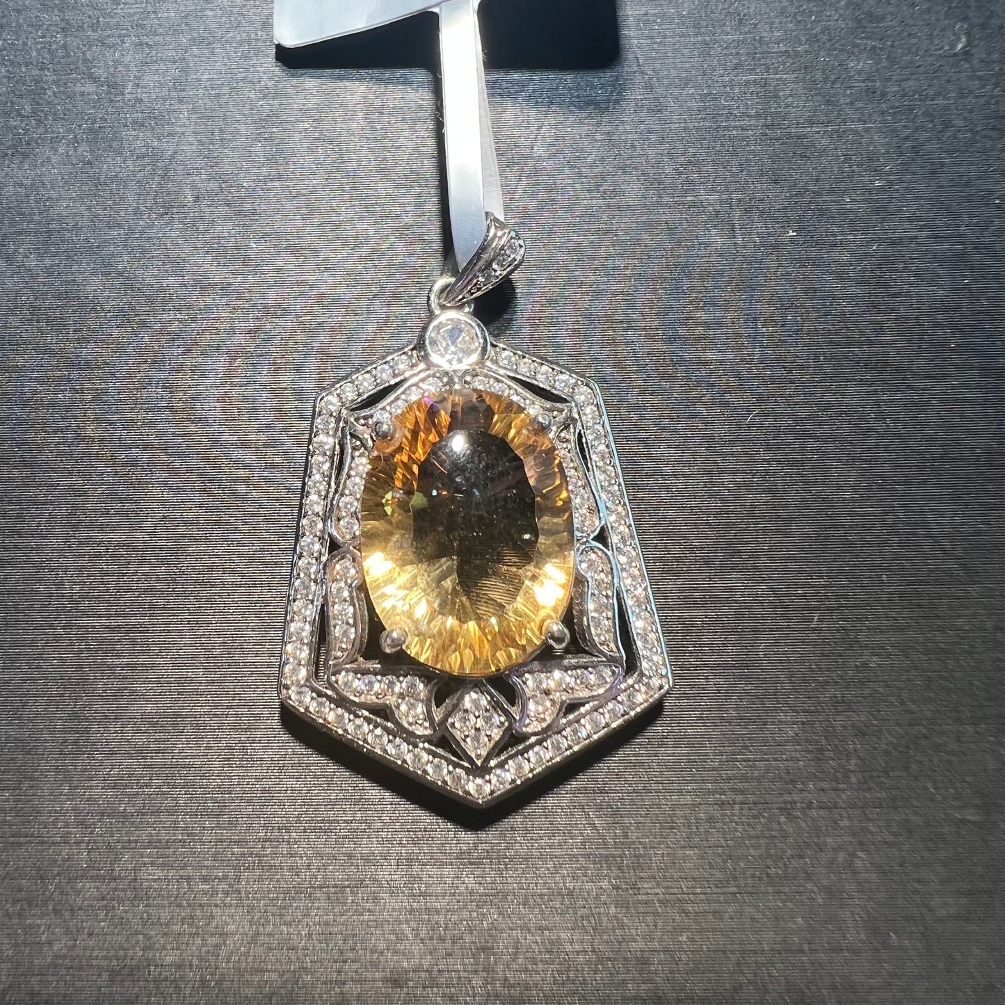 Citrine pendant silver 925