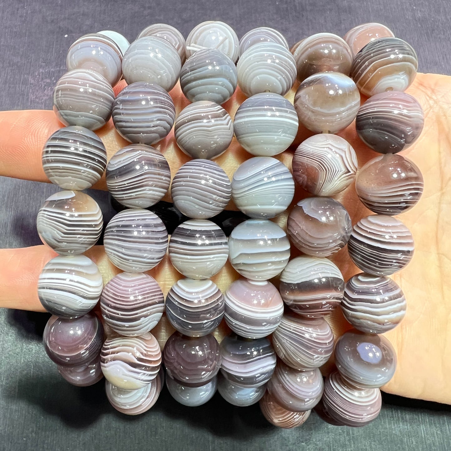 Boswana agate bracelet