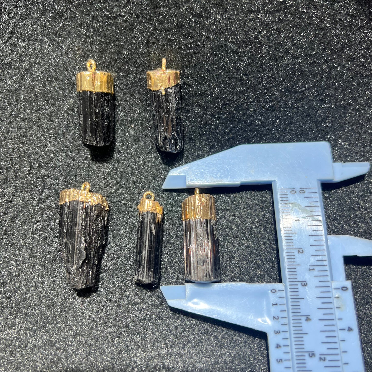 Black tourmaline pendant