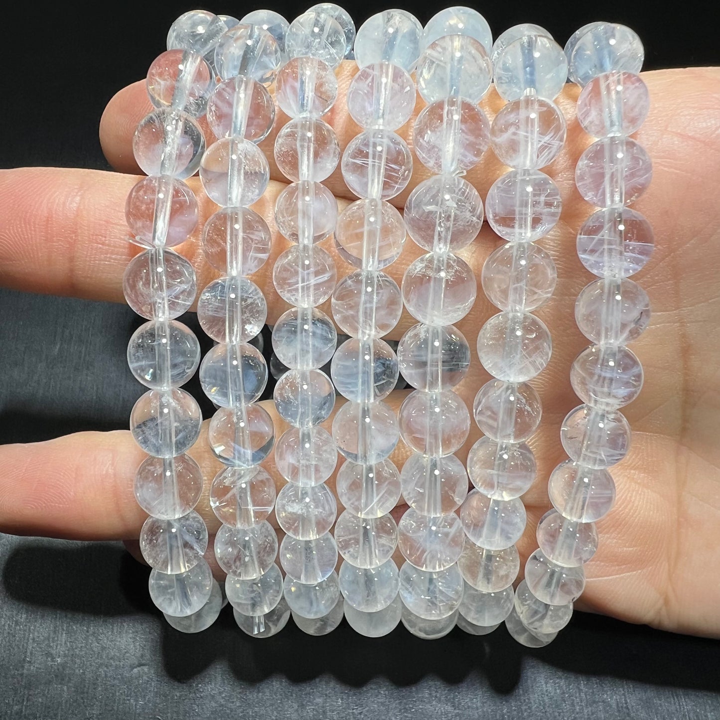 Blue needles bracelet