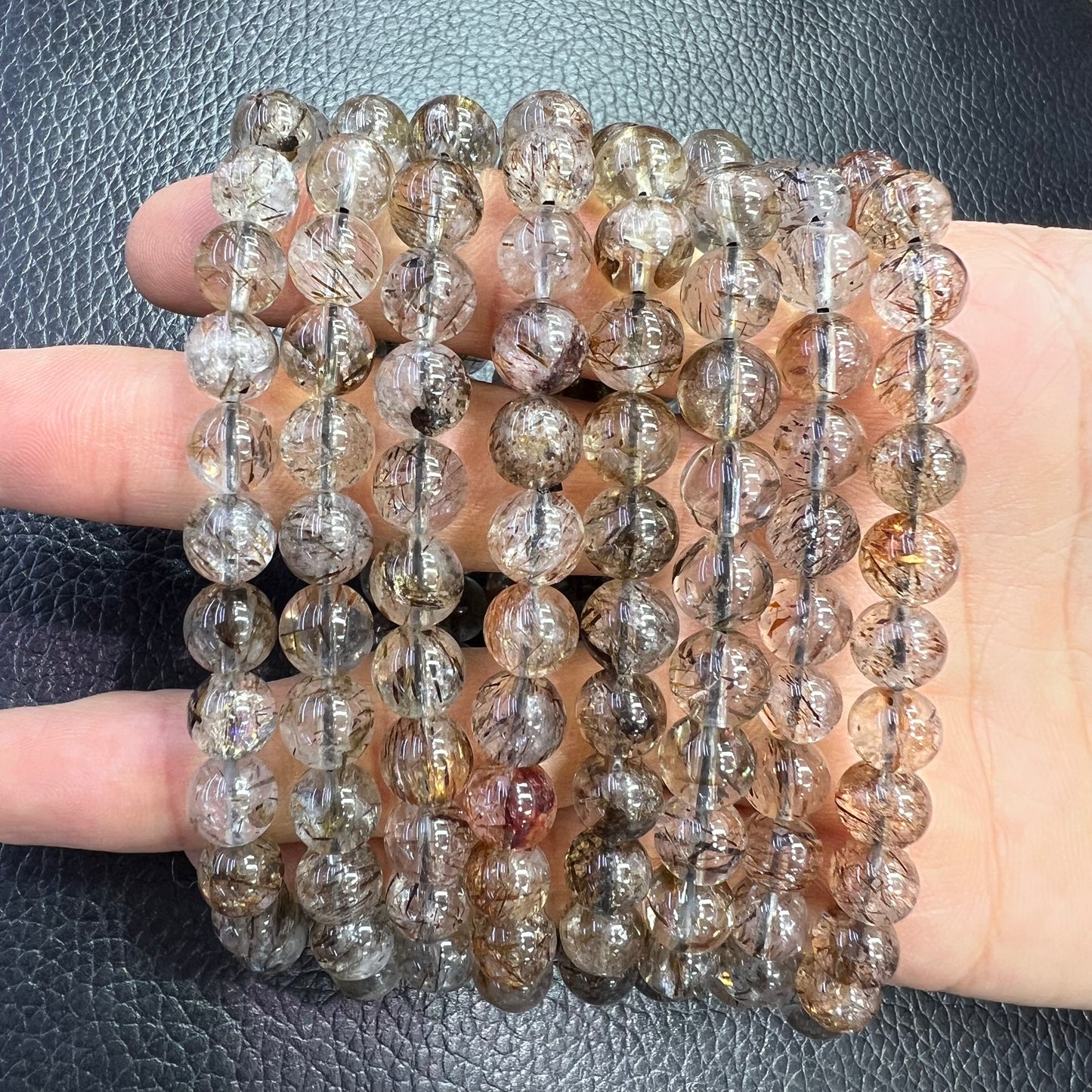 Black super seven bracelet