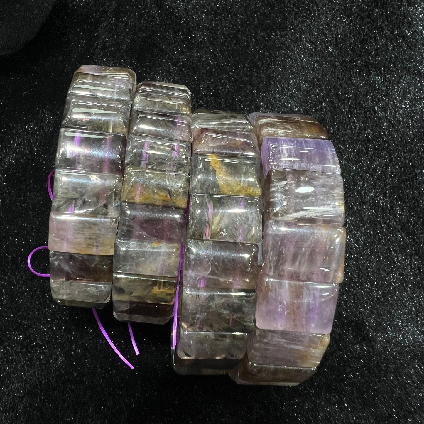 Black aura 23 bangle bracelet