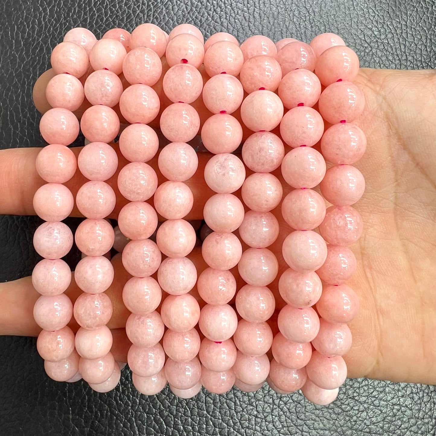 Pink morganite bracelet