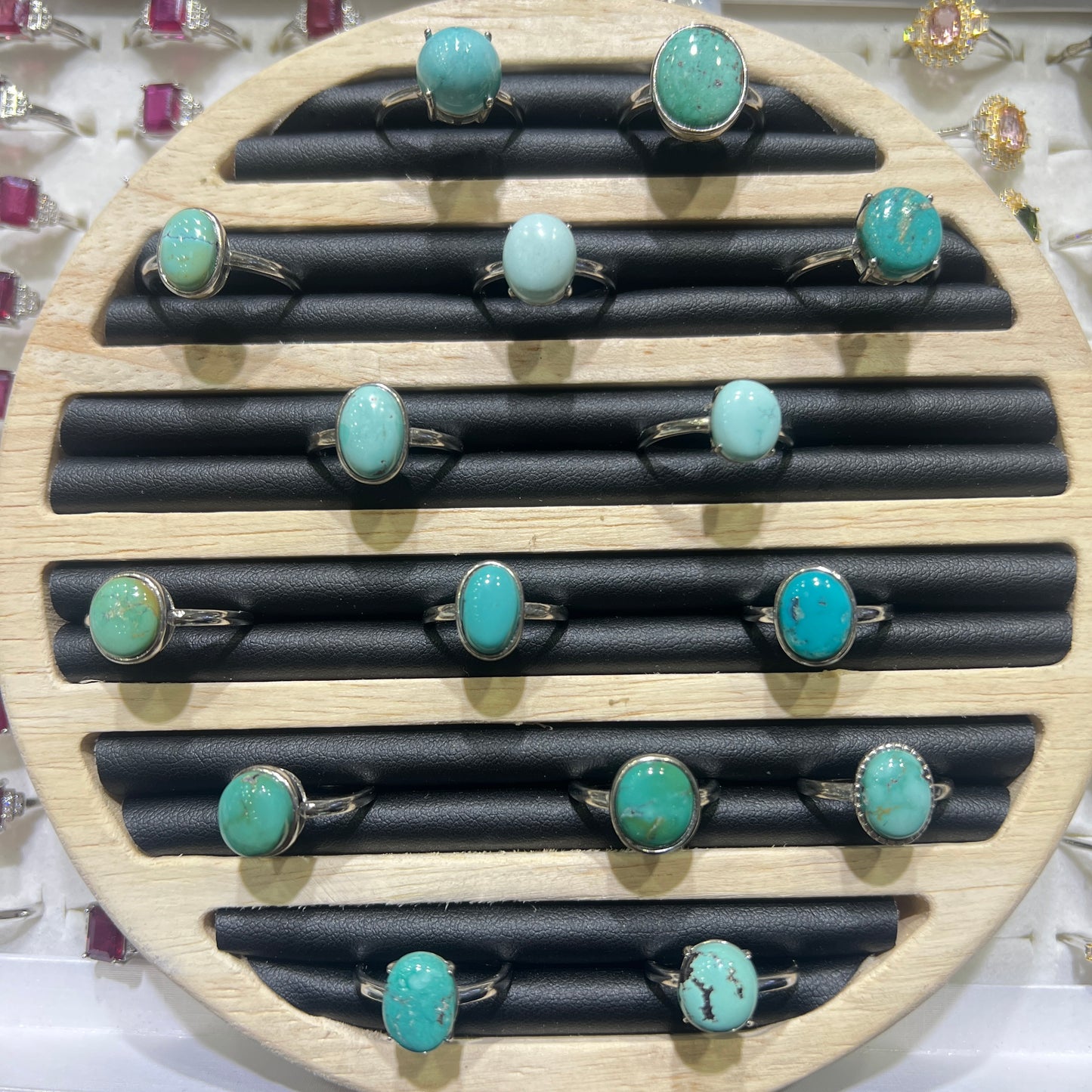 Turquoise ring silver 925