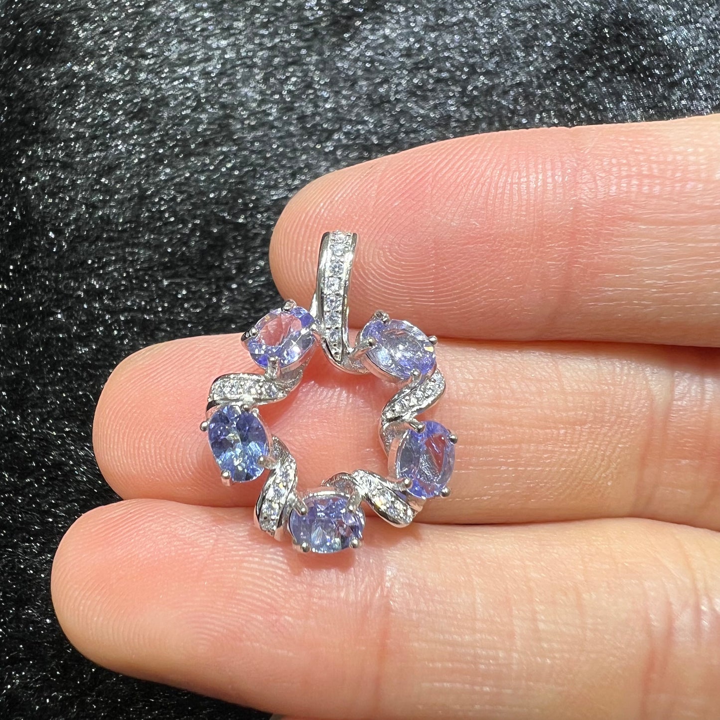 Tanzanite pendant silver 925