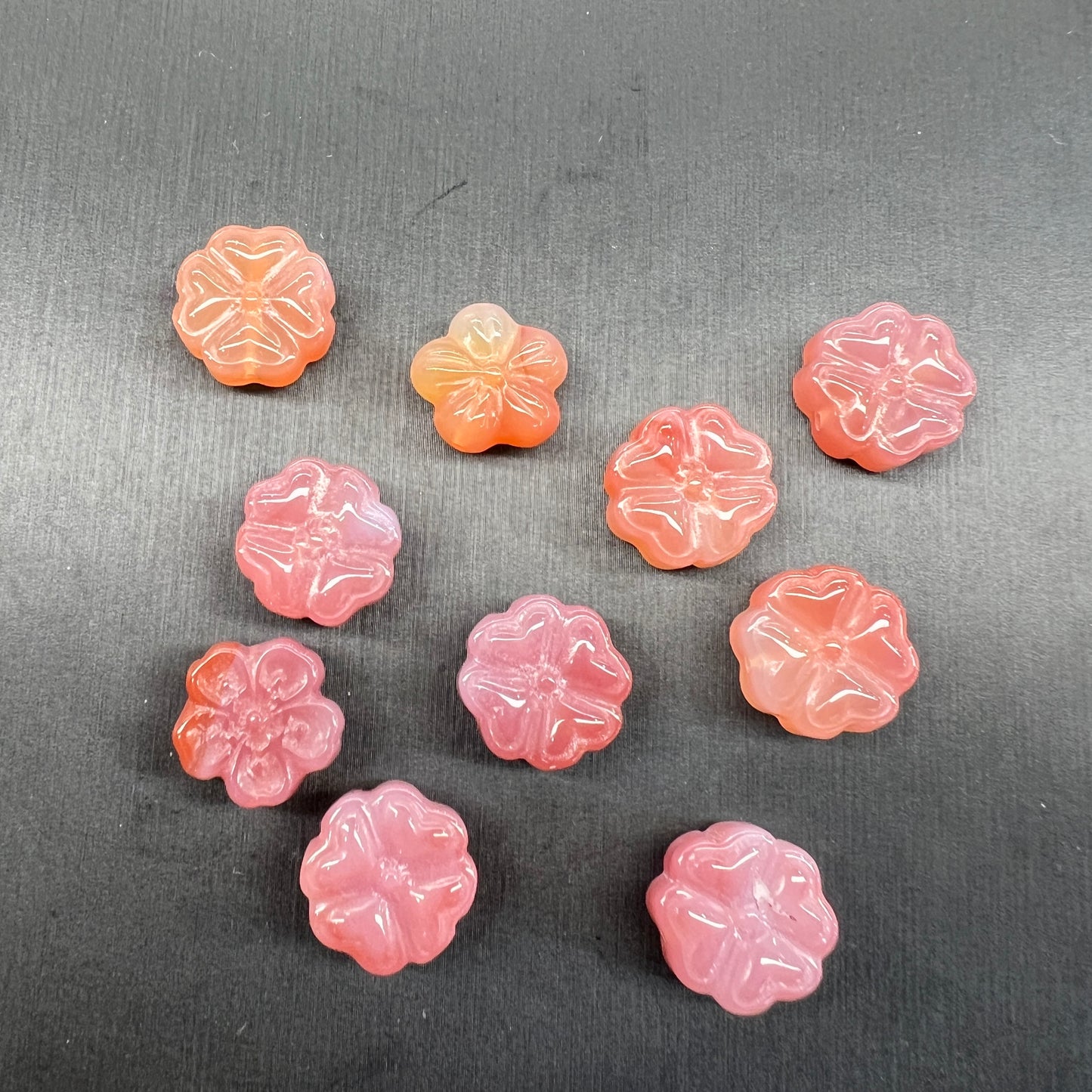 Yanyuan agate Clover bead