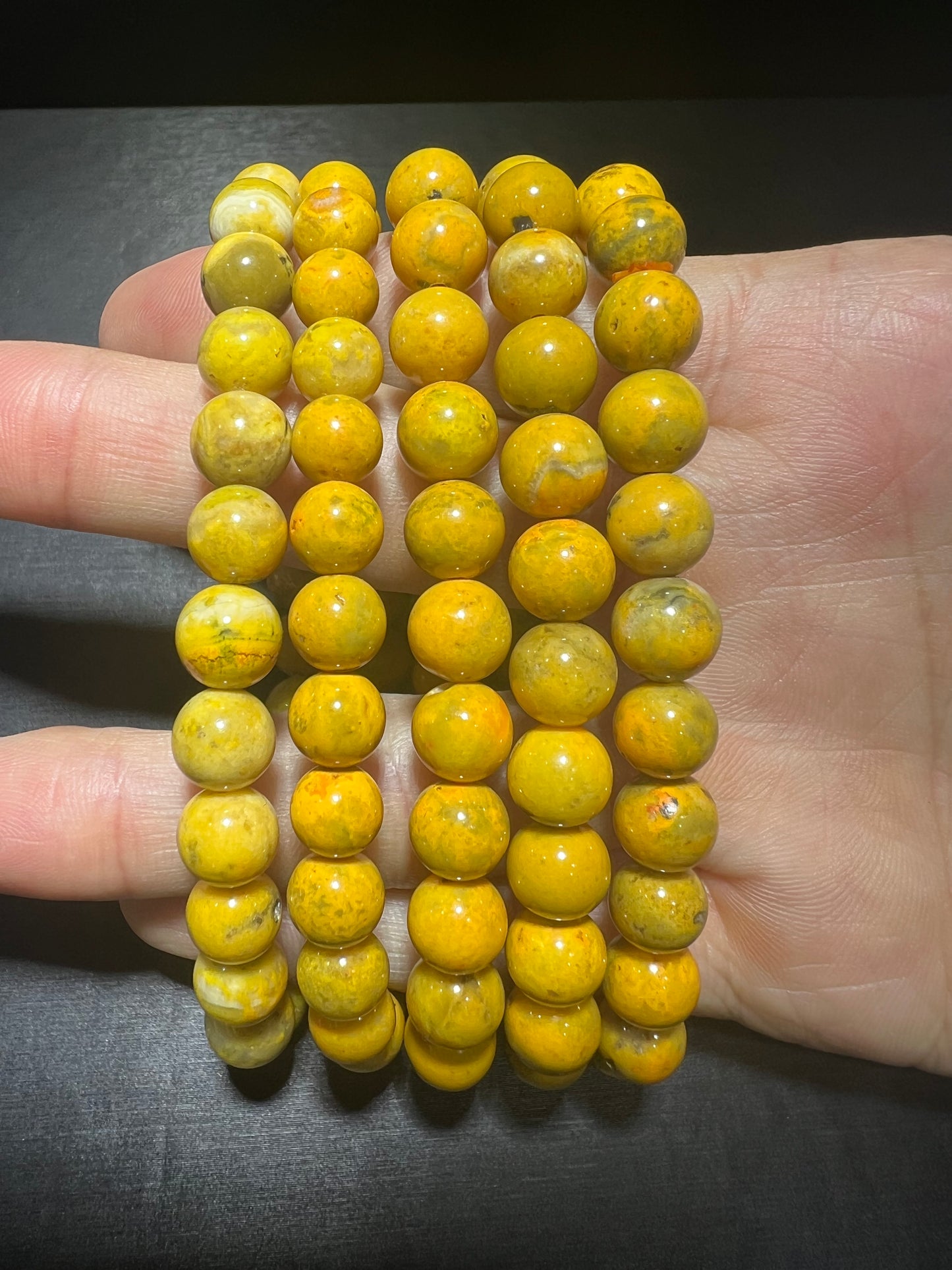 Bumblebee jasper bracelet