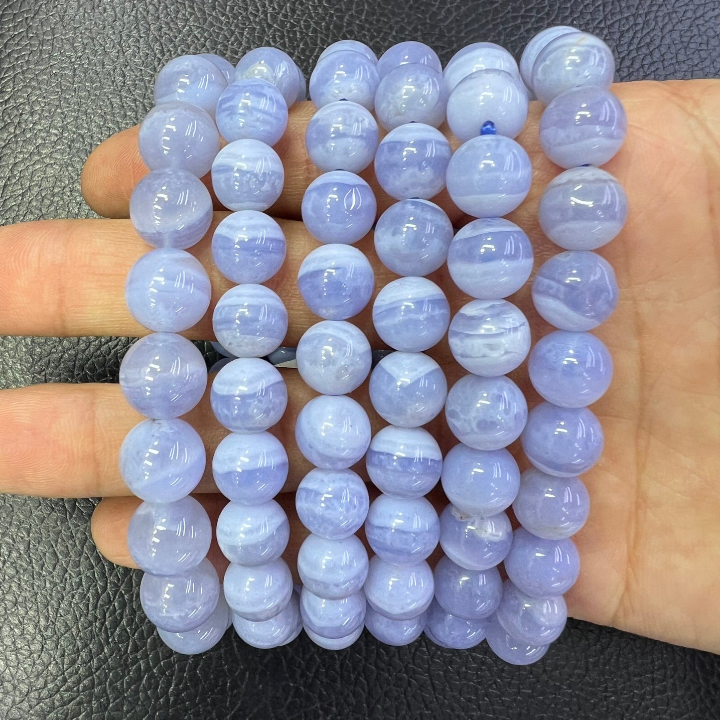 Blue lace agate bracelet