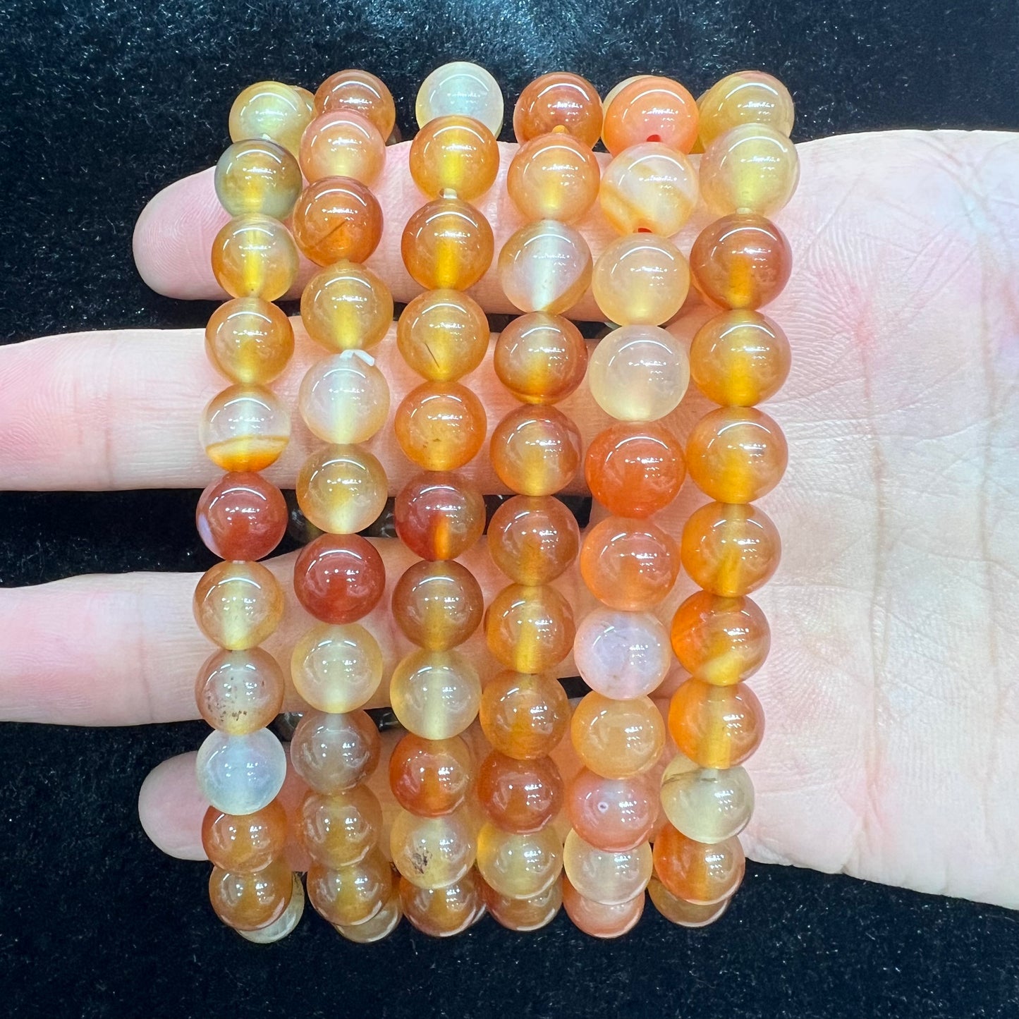 Red agate bracelet