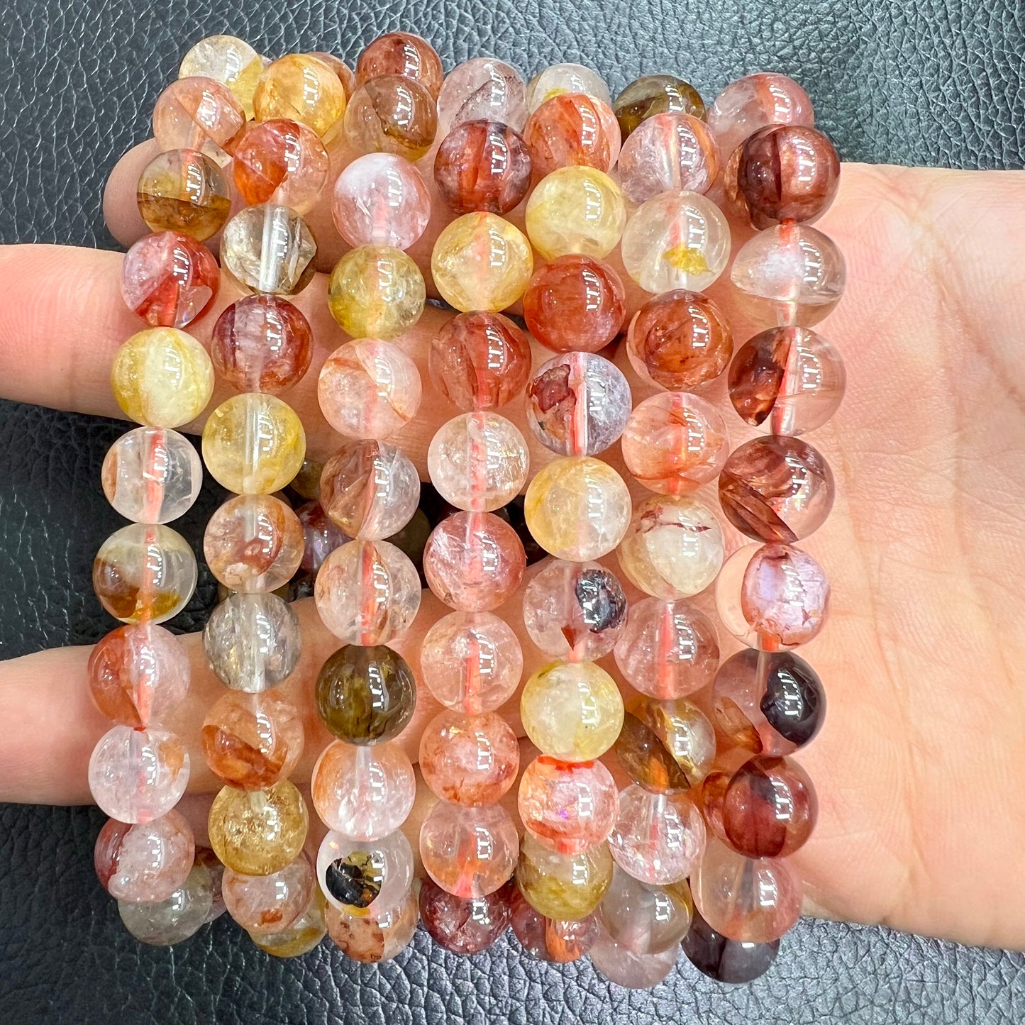 Fire quartz bracelet