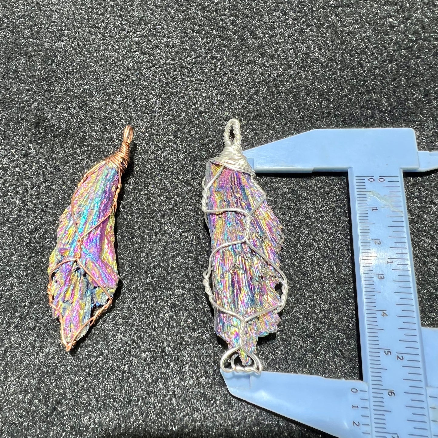Aura tourmaline pendant
