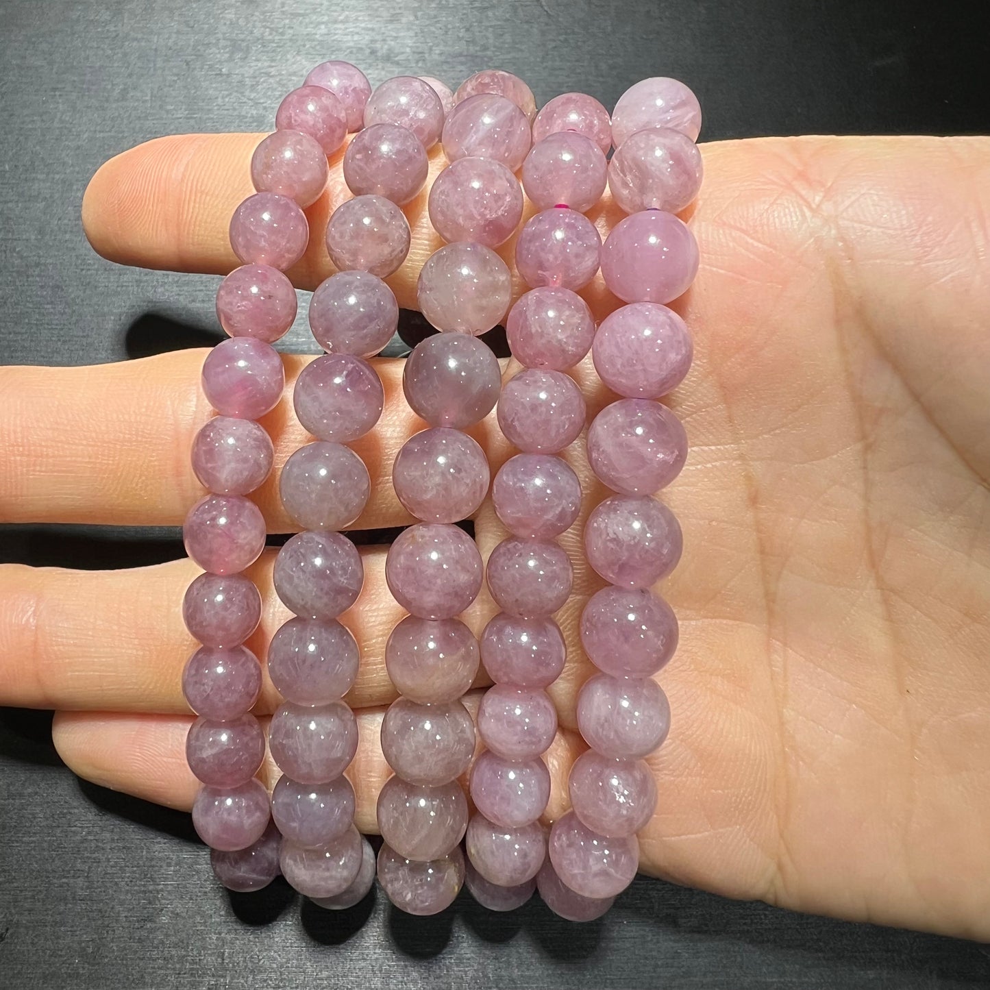 Blue rose quartz bracelet