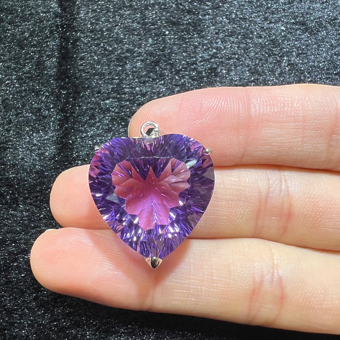 Amethyst pendant silver 925