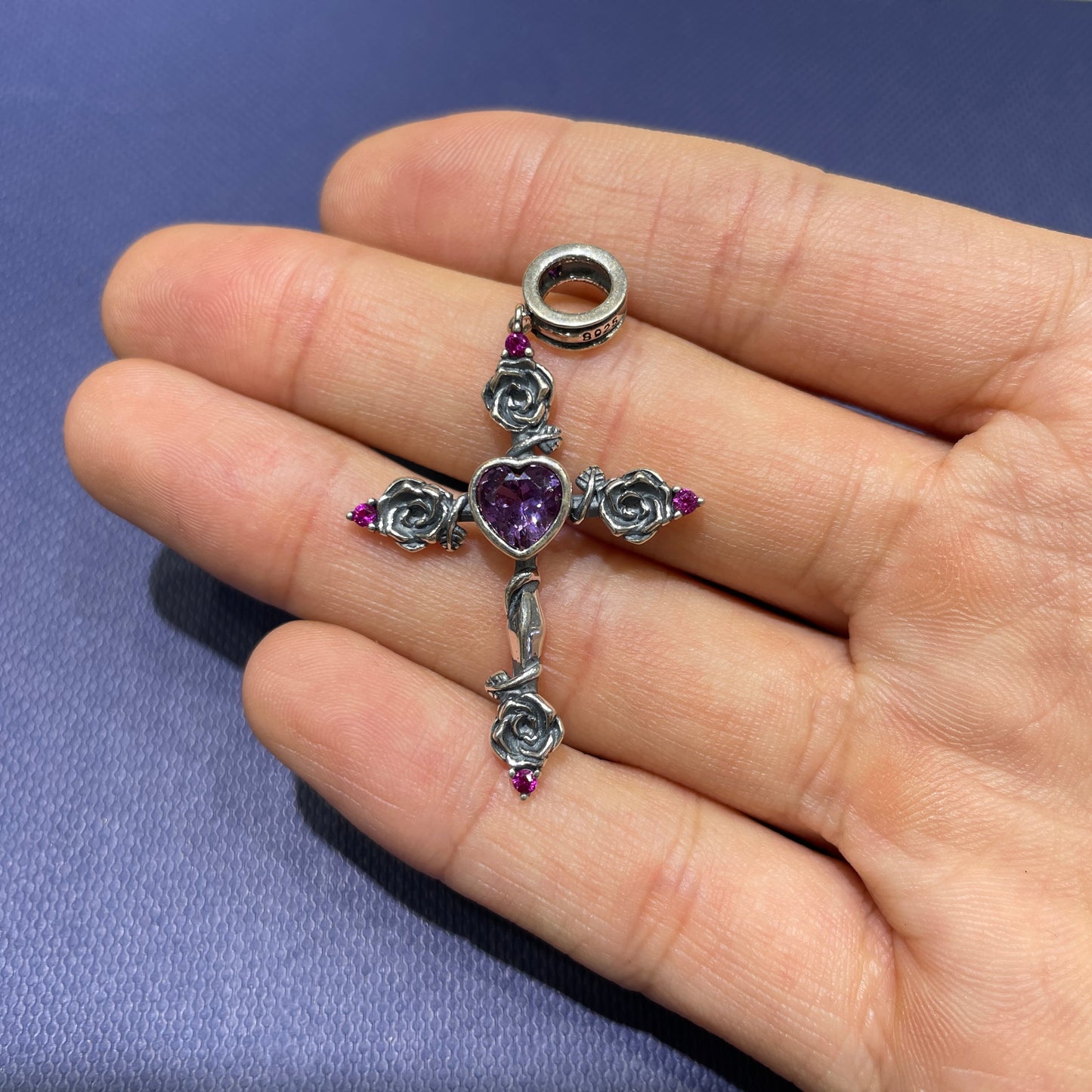 Amethyst pendant silver 925