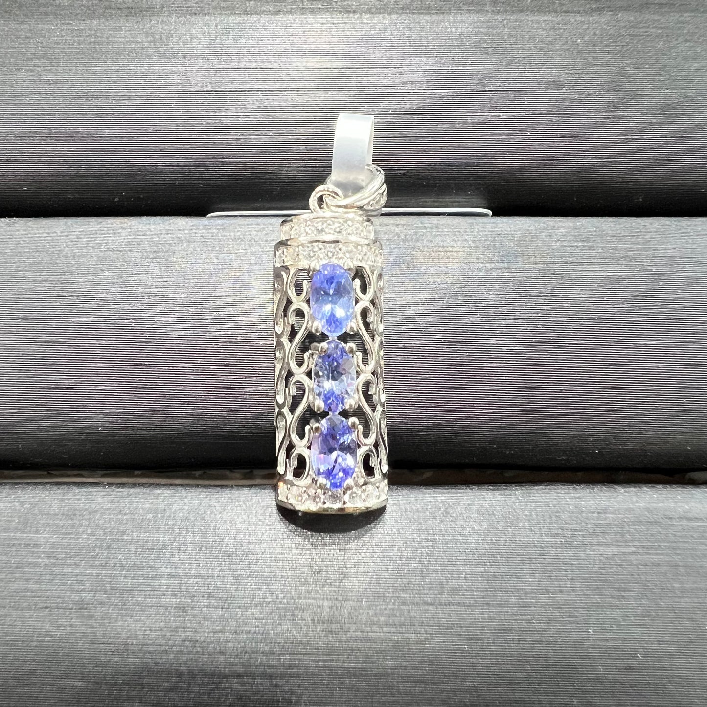 Tanzanite silver Pendant
