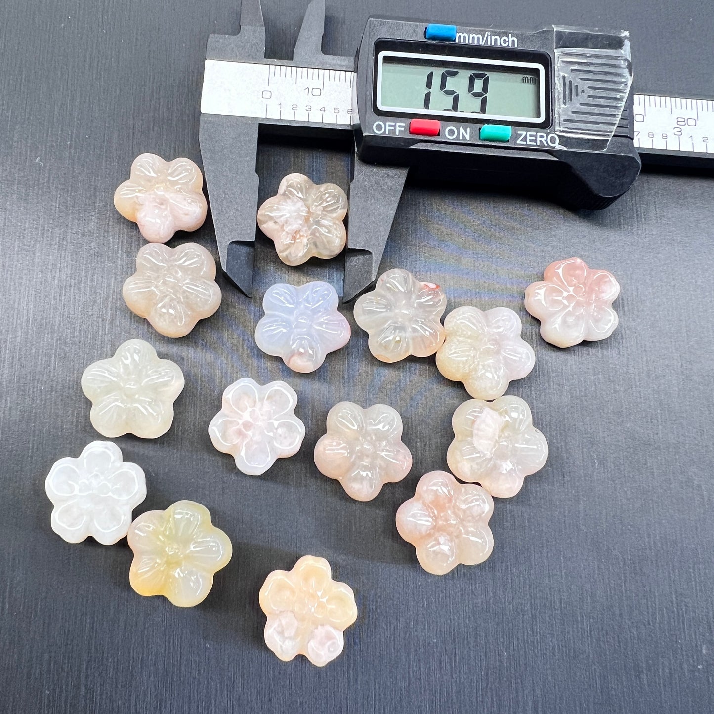 Flower agate flower