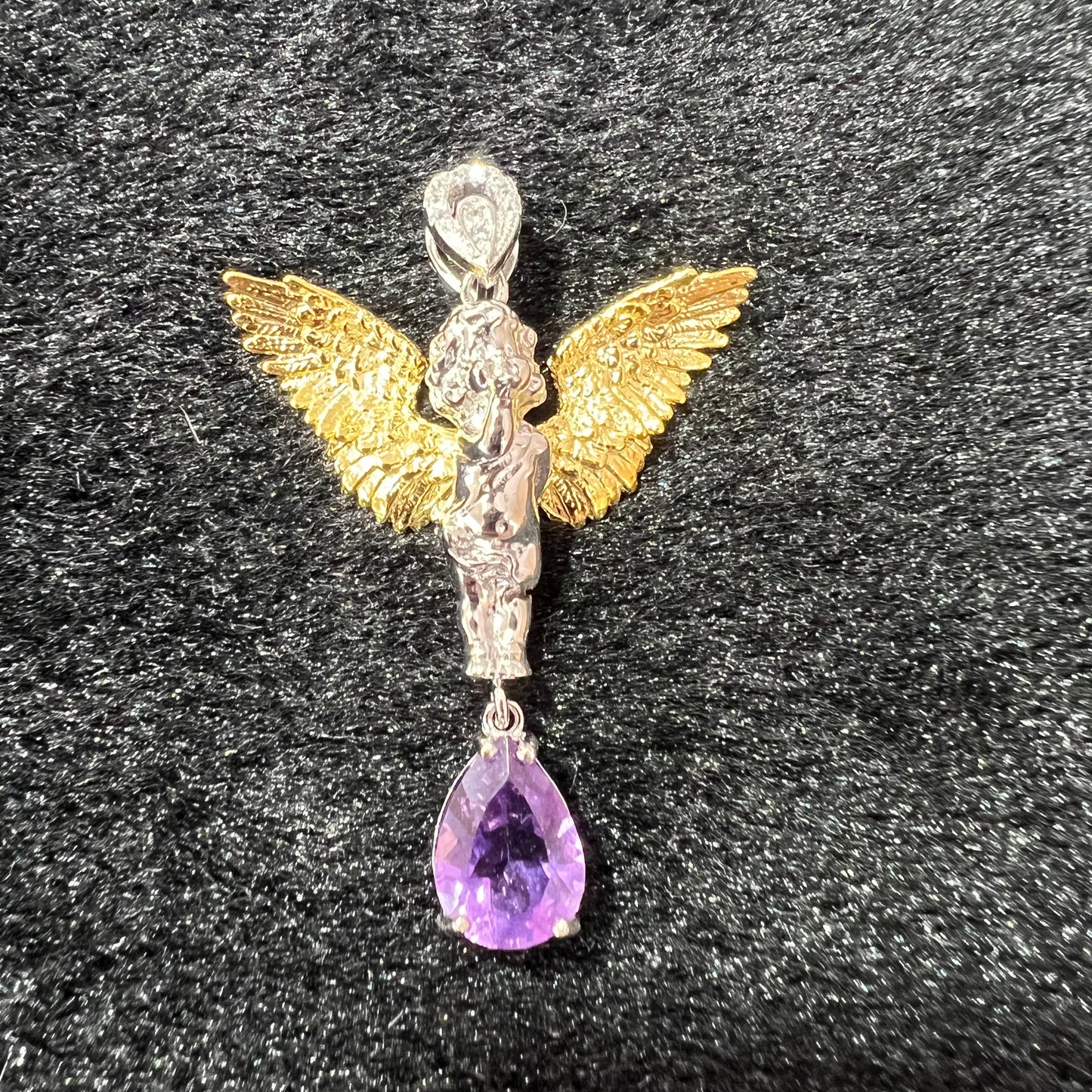 Amethyst pendant silver 925