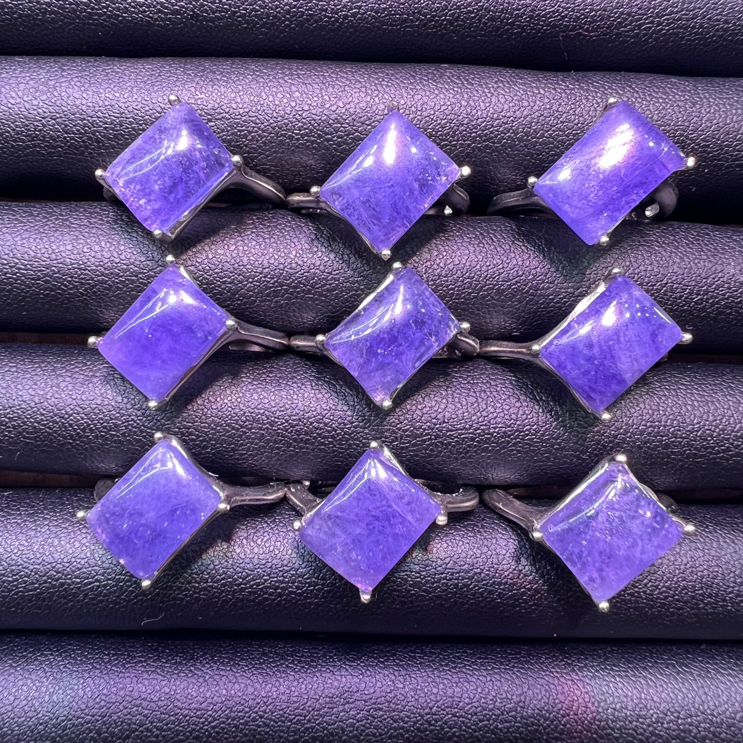 Tanzanite silver ring