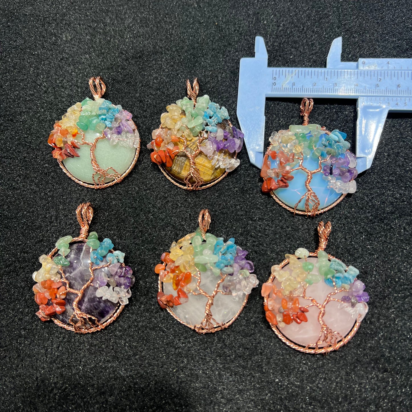 Chakra lift tree pendant