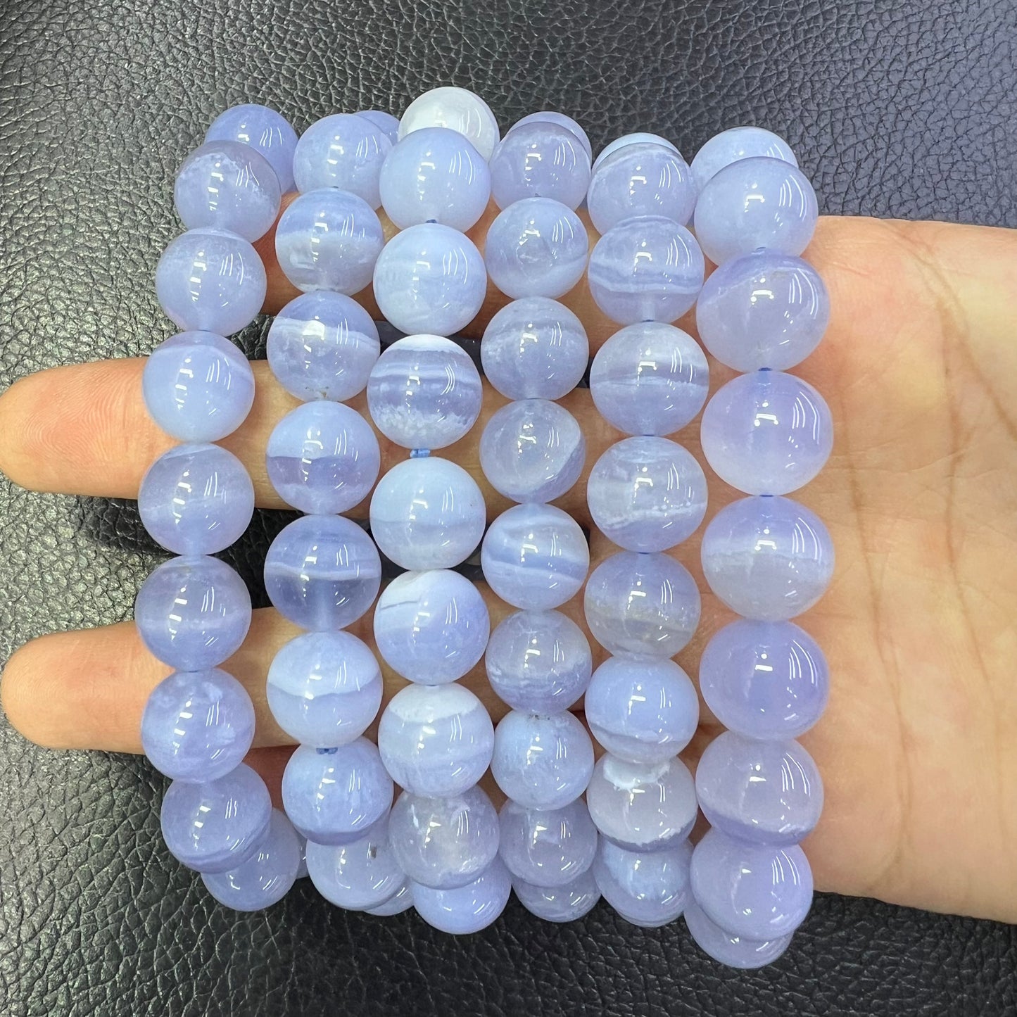 Blue lace agate bracelet