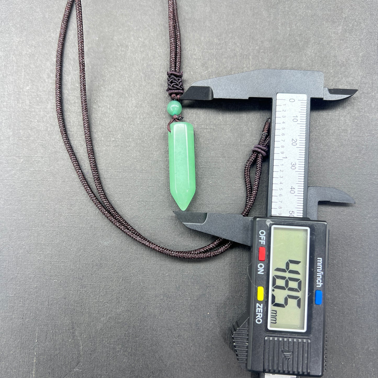 Crystal point necklace