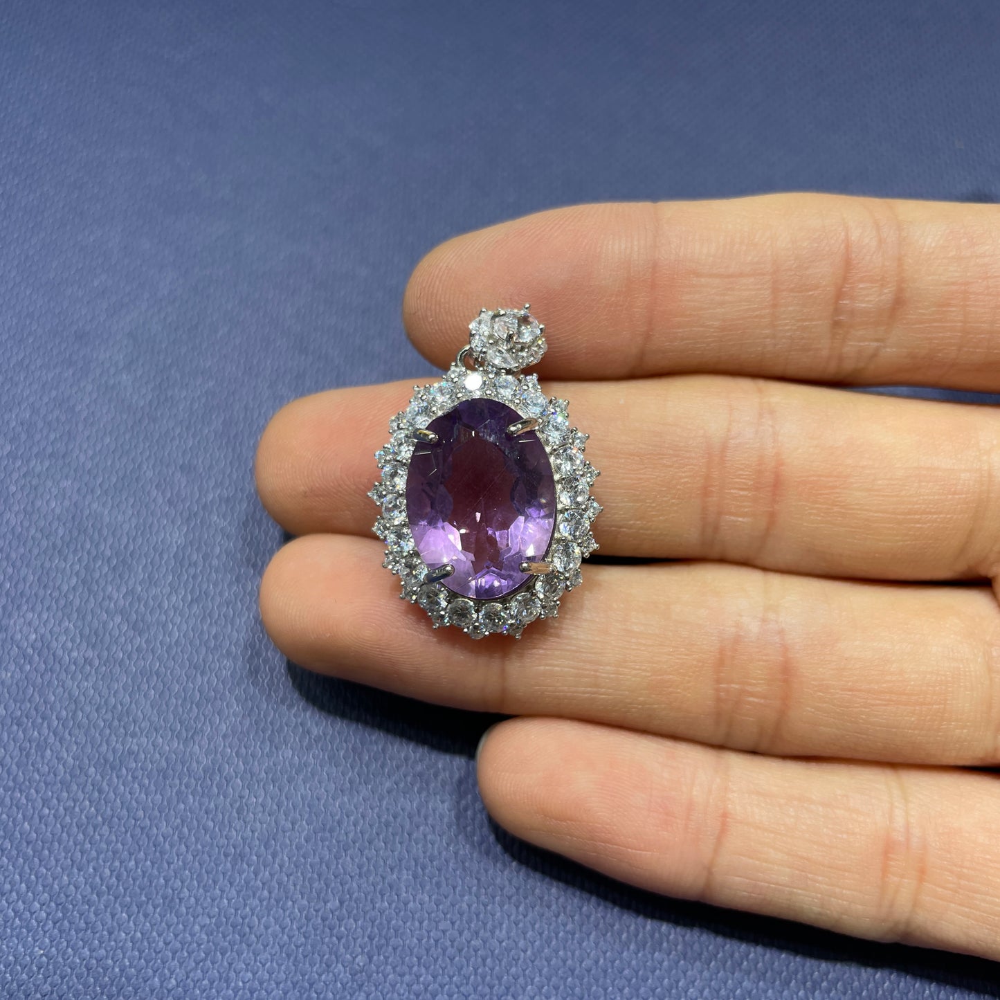 Amethyst pendant silver 925