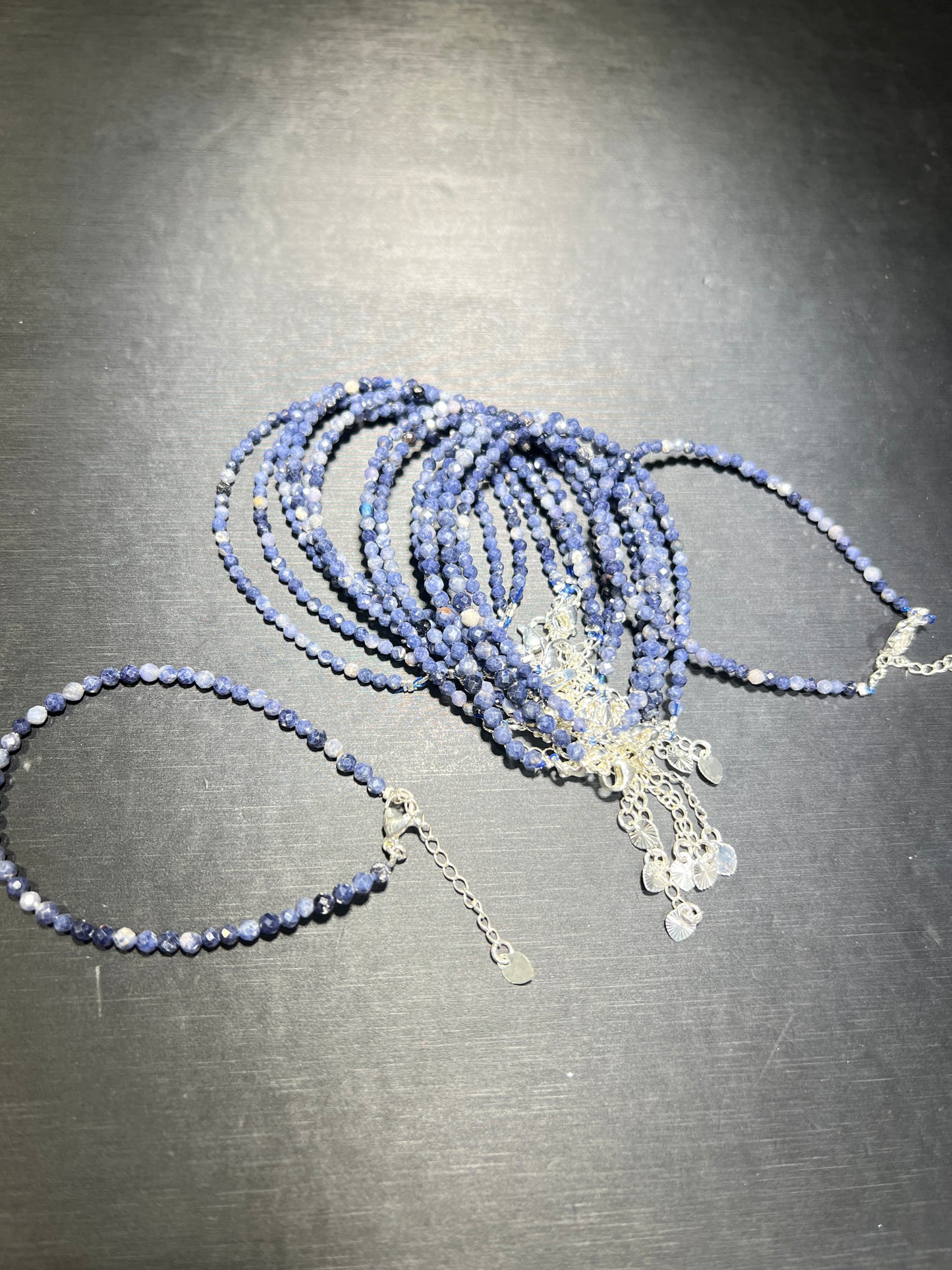 Blue sapphire bracelet