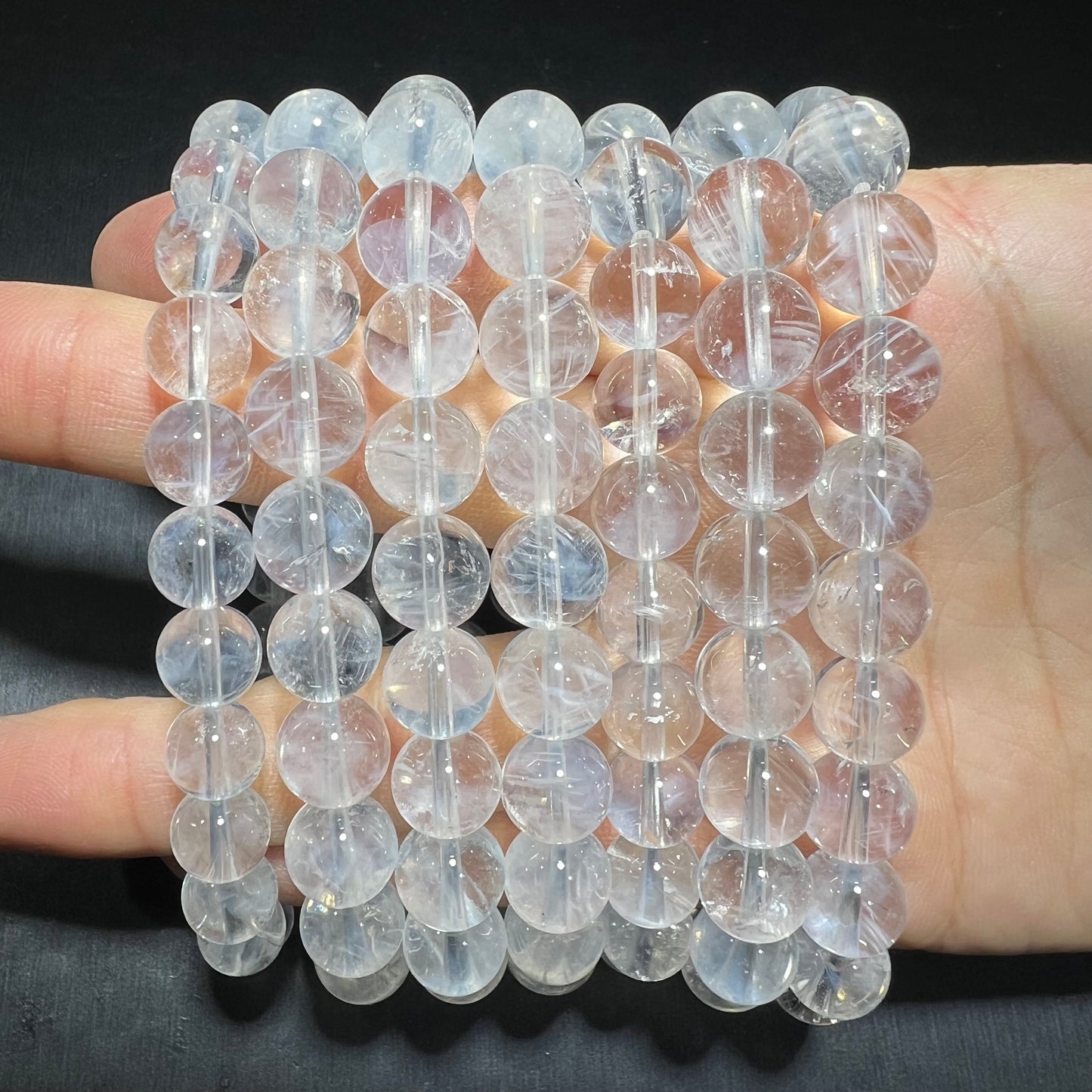 Blue needles bracelet