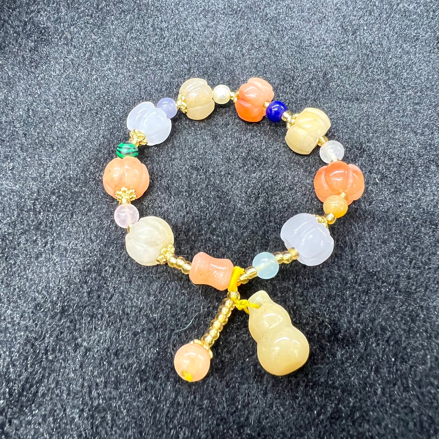 Yellow jade bracelet