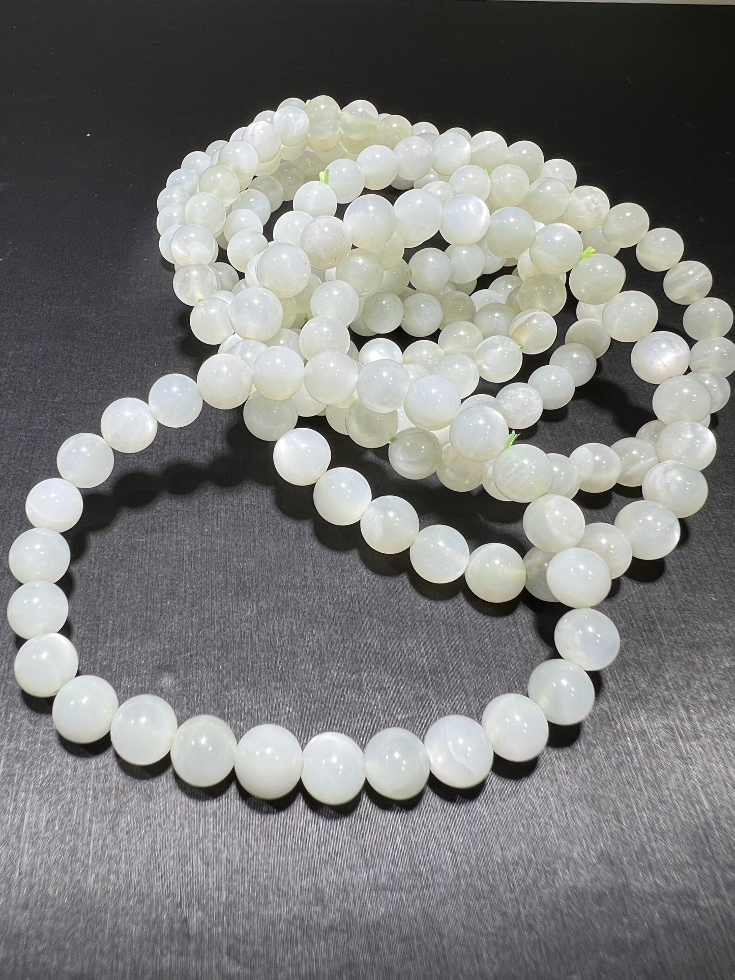 Green moon stone bracelet