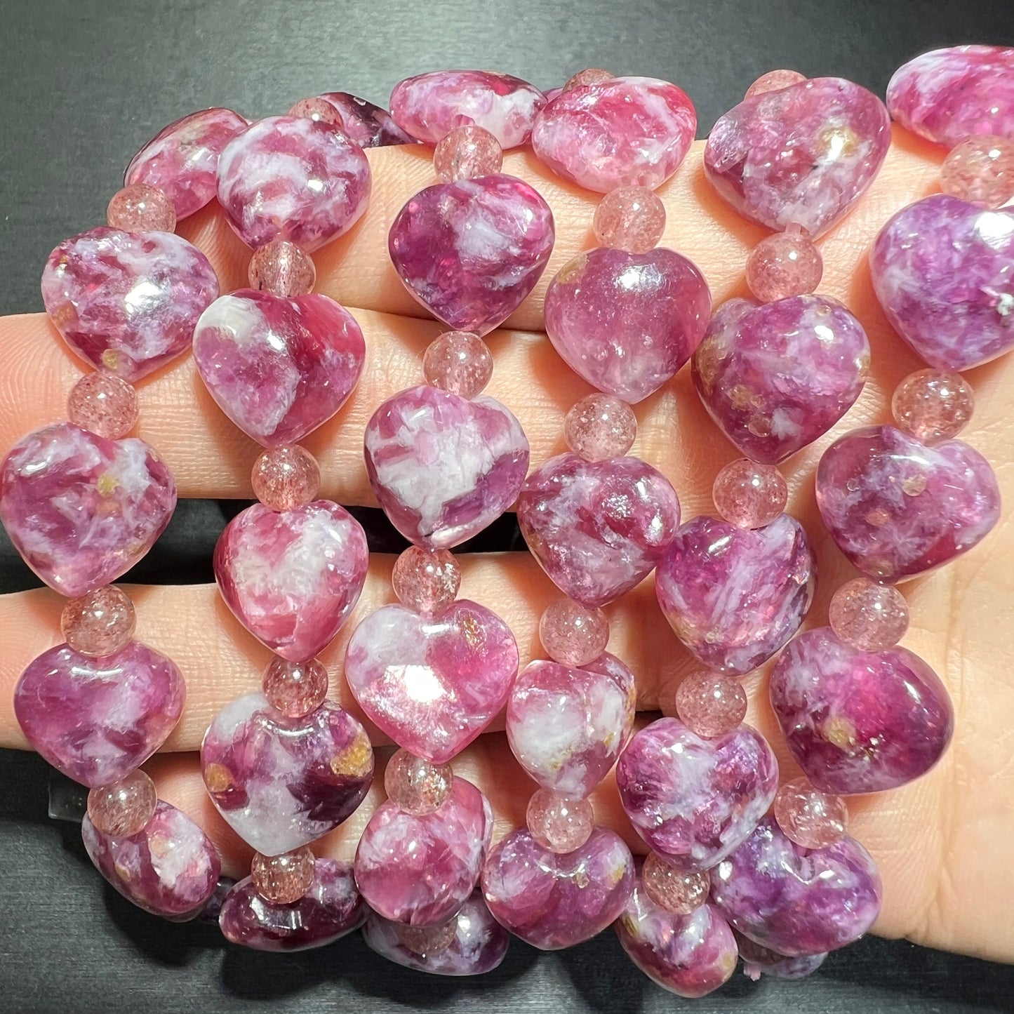 Lepidolite bracelet