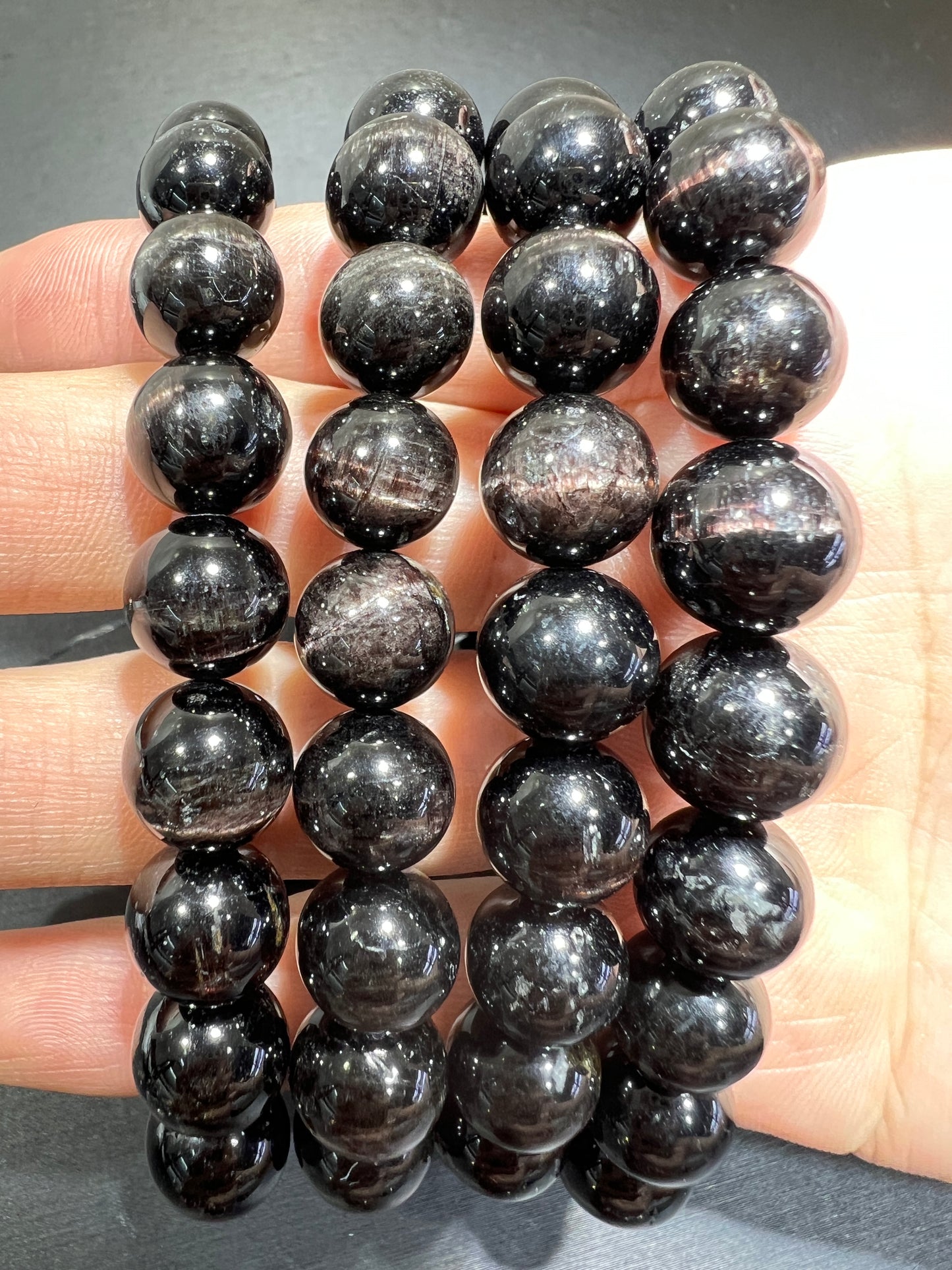 Red tourmaline bracelet