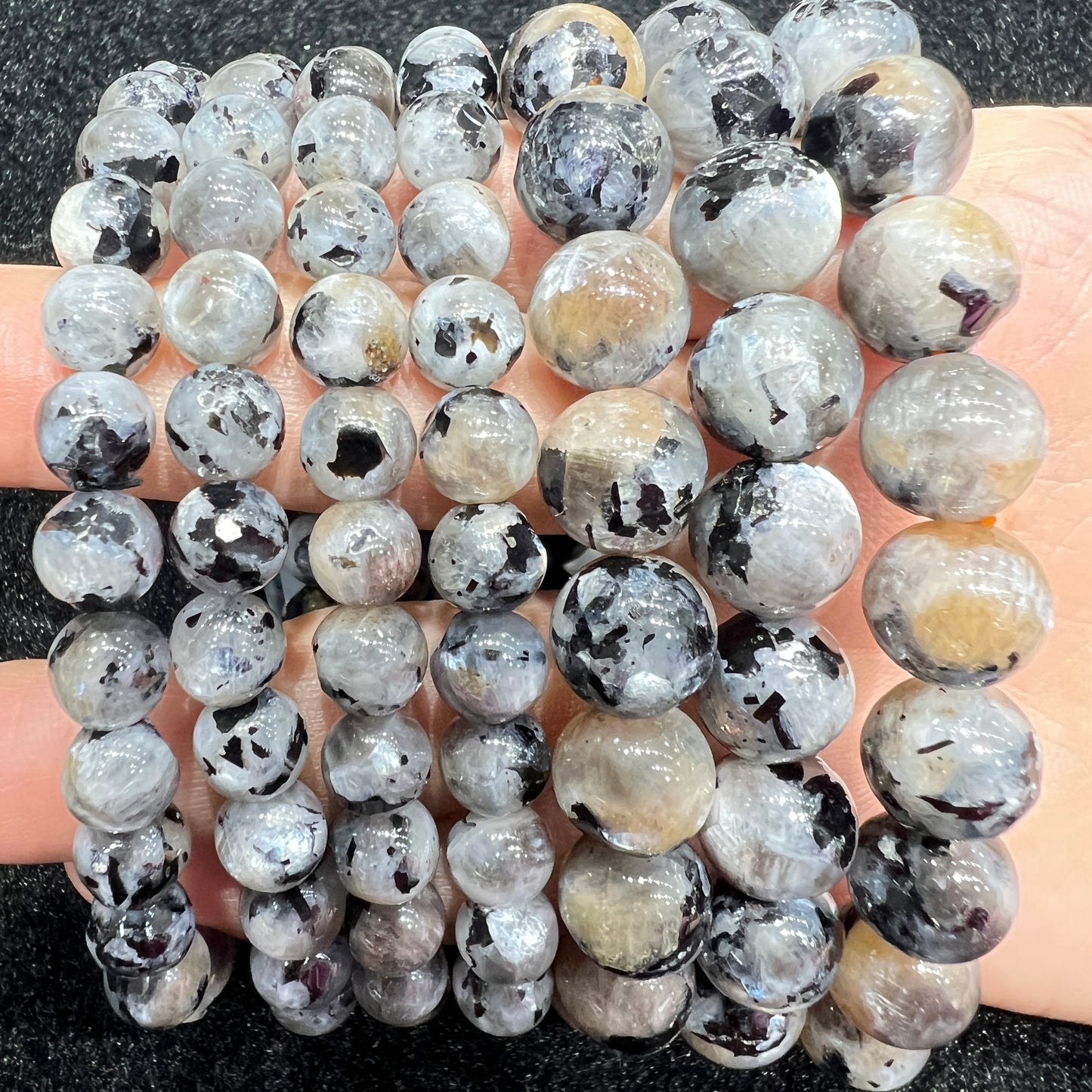 Skeleton sun stone bracelet