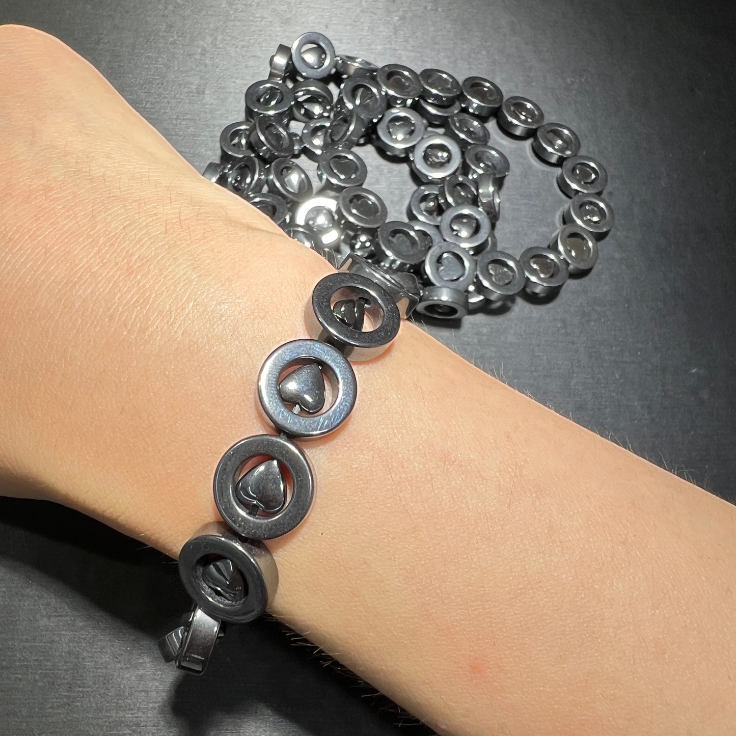Hematite bracelet