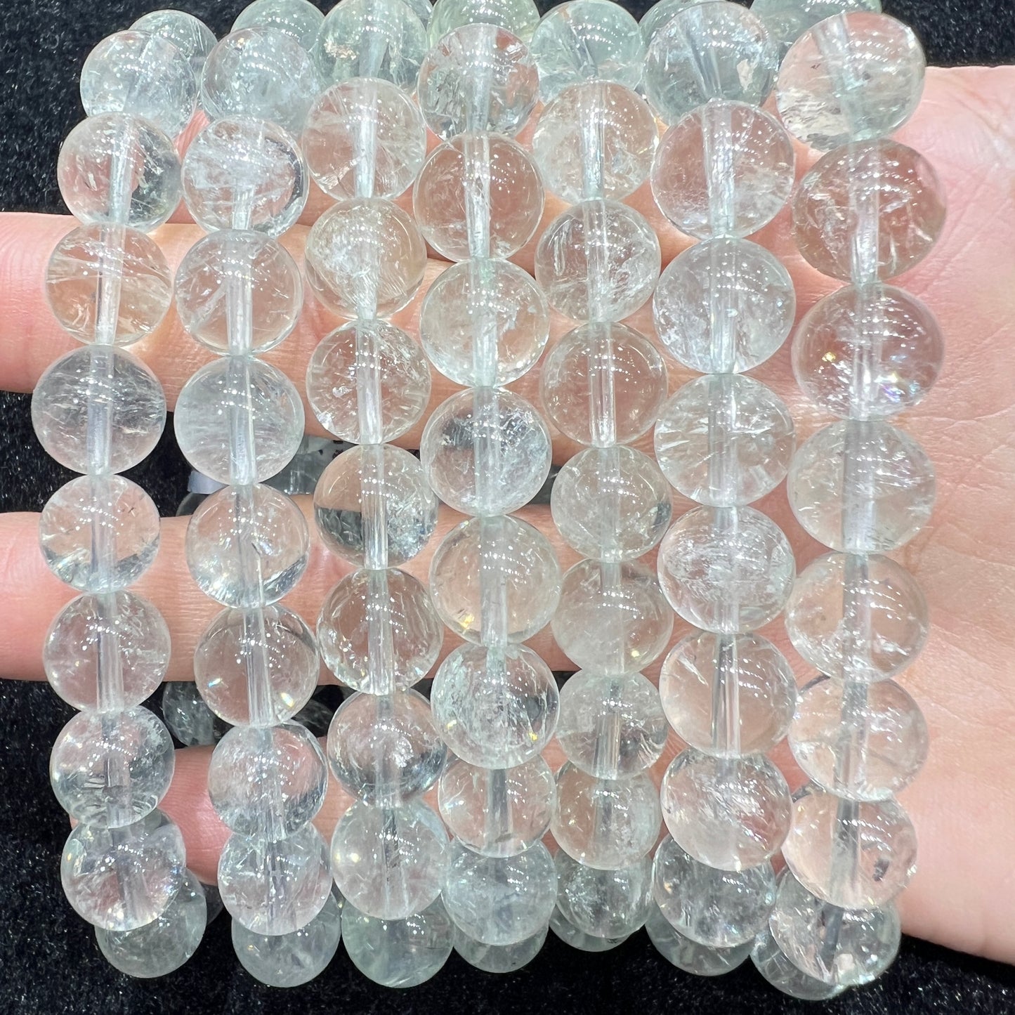 prasiolite green quartz bracelet