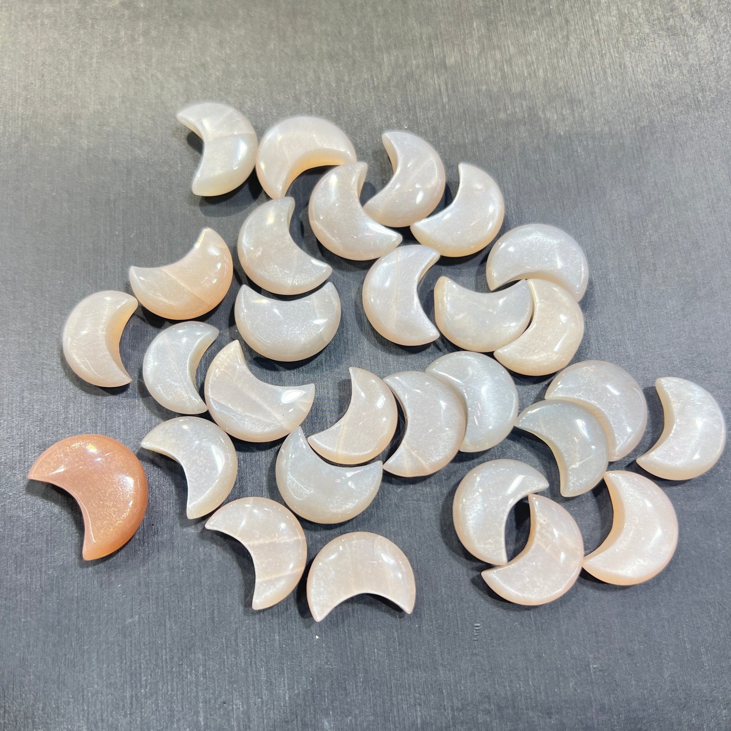 Moon stone moon heart star