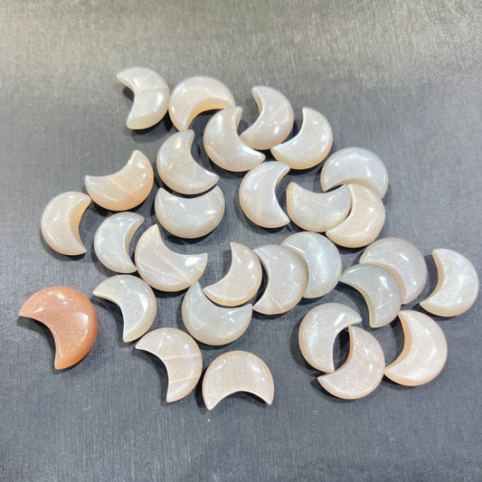 Moon stone moon heart star