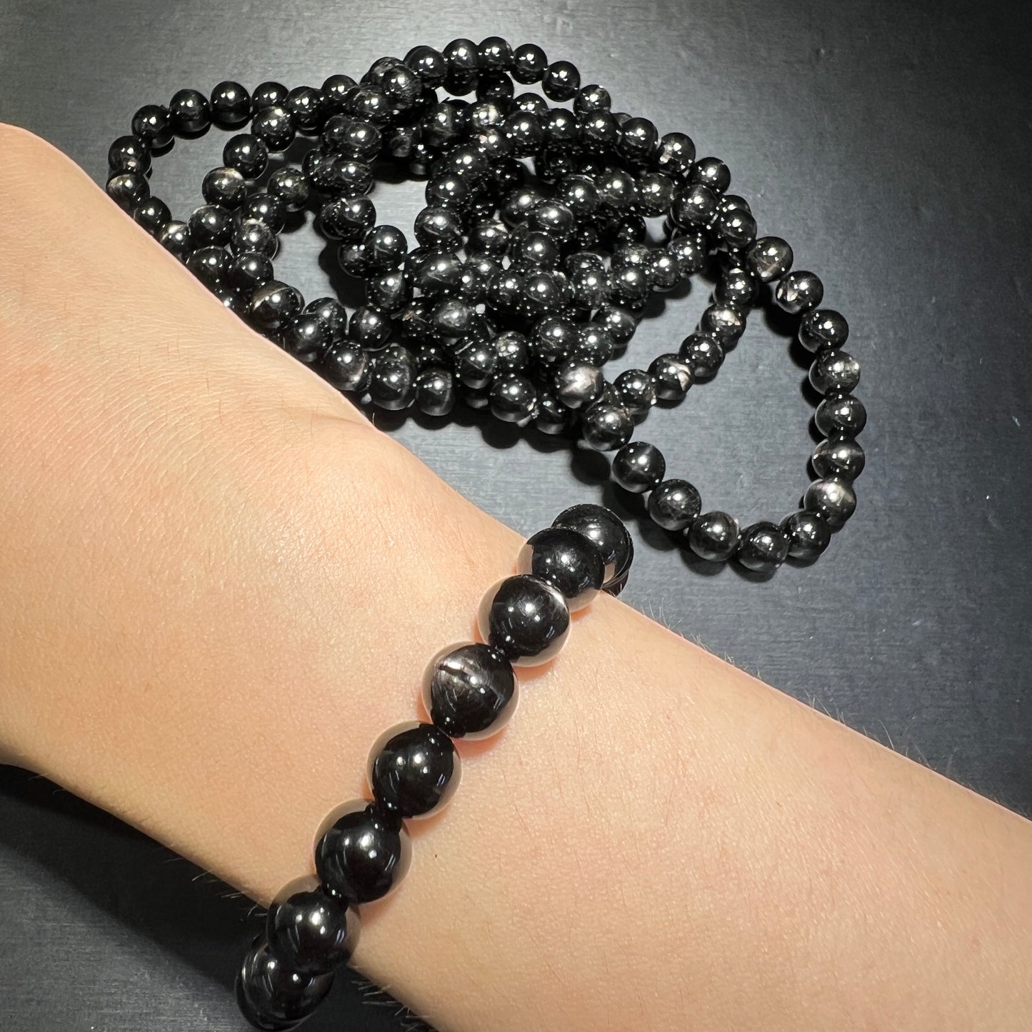 Hypersthene bracelet
