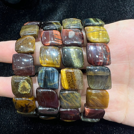 Tiger eye bangle bracelet