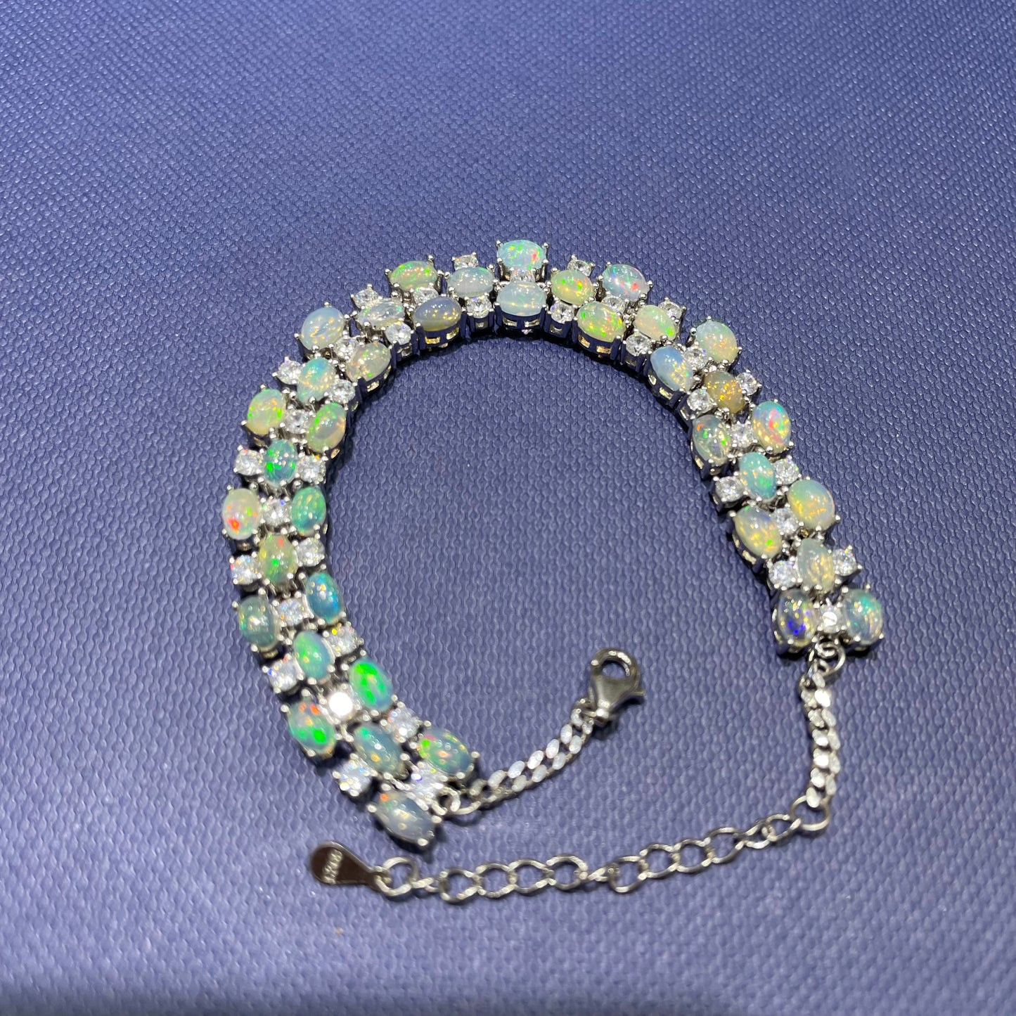 Opal bracelet silver 925