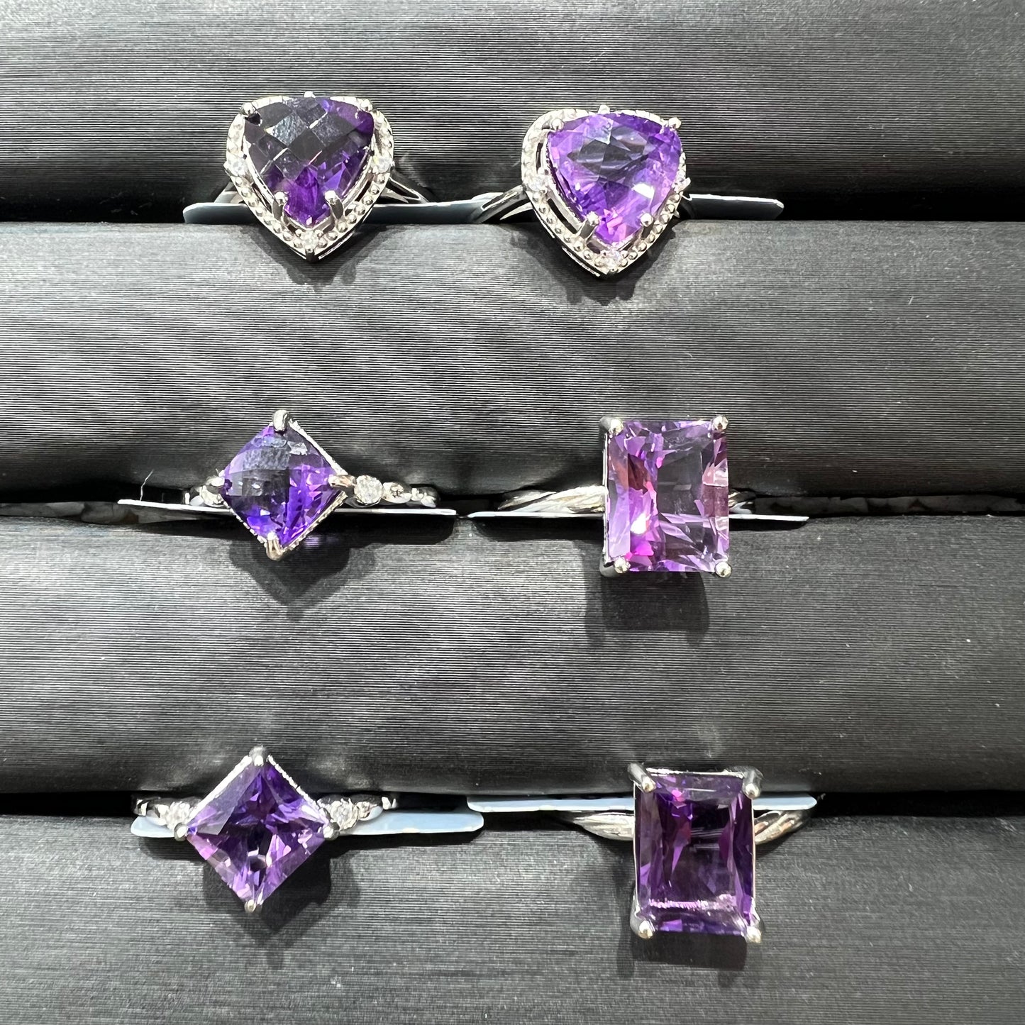 Amethyst ring silver