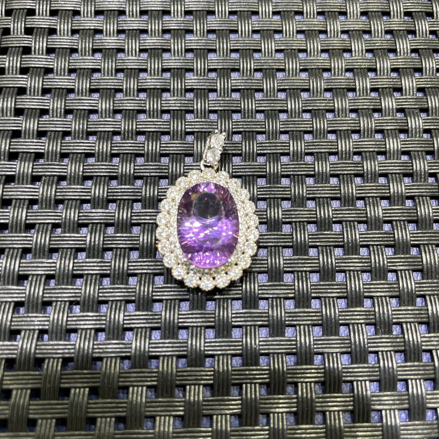 Amethyst pendant silver 925