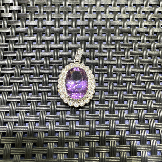 Amethyst pendant silver 925