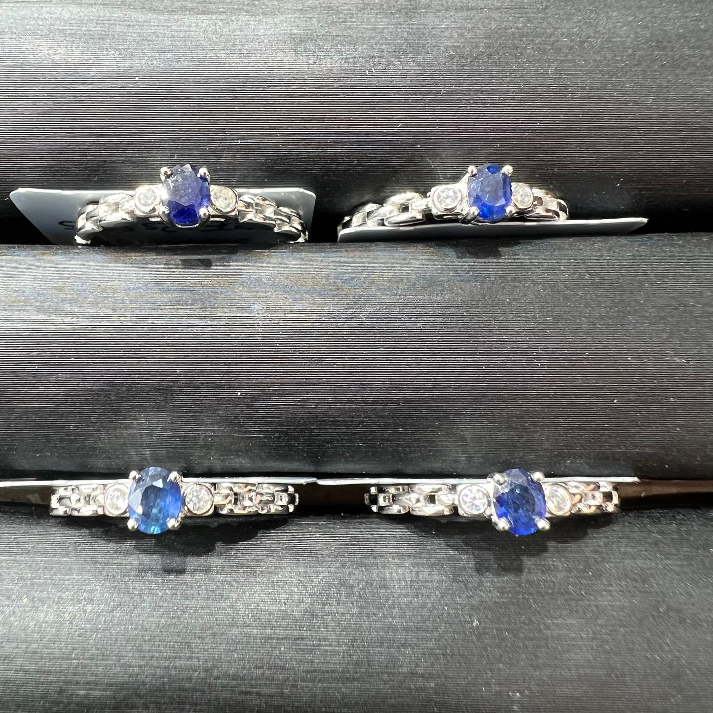 Sapphire ring silver 925