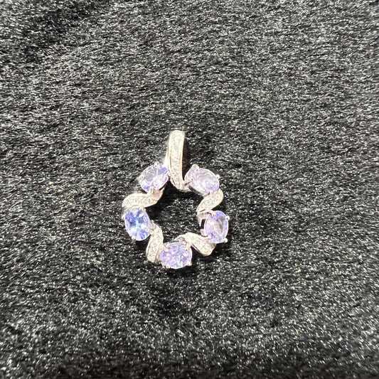 Tanzanite pendant silver 925