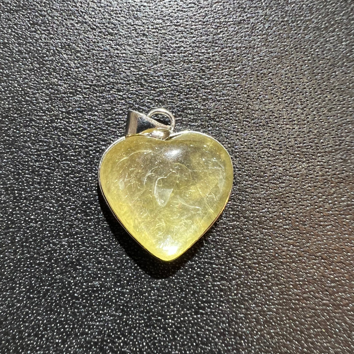 Golden mica pendant